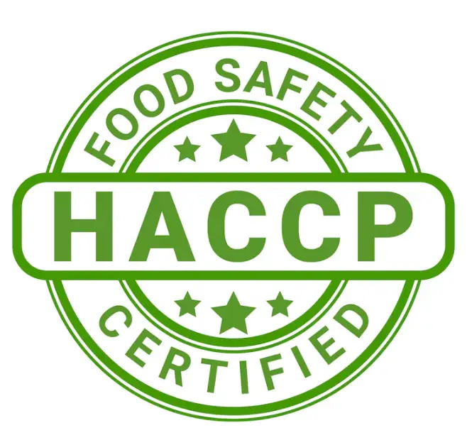 Certificado HACCP obtenido por Productos Alimenticios FM — auditado por organismo acreditado externo
